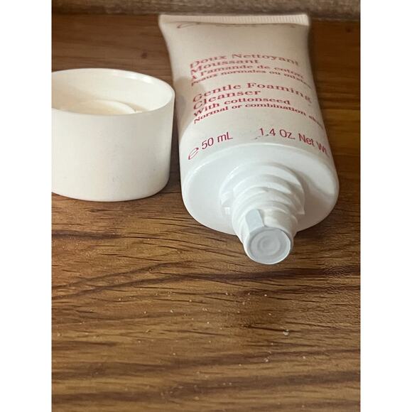 2 PACK Clarins Gentle Foaming Cleanser with Cottonseed 1.4 oz sealed - Picture 2 of 4